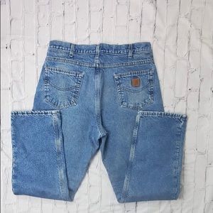 Carhartt Fleece Lined Relaxed Fit Jeans 36 x 32